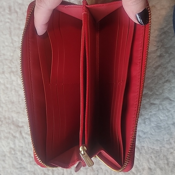 Coach long zip around wallet signature canvas - Picture 3 of 7